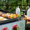 image:imageRoyal Gourmet TS1601 12Piece Kebab Skewers for Grilling 13 Inch Stainless Steel Reusable BBQ Skewers Includes Storage Pouch Silver